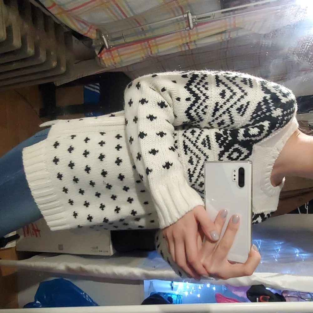 Chunky knit sweater